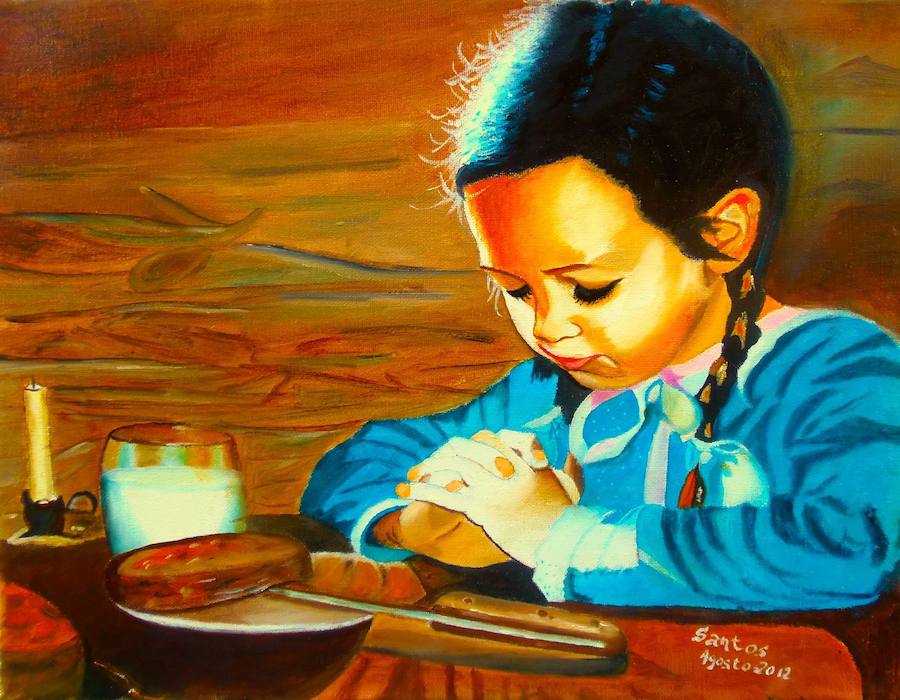 Pintura de Santos Palomero. 