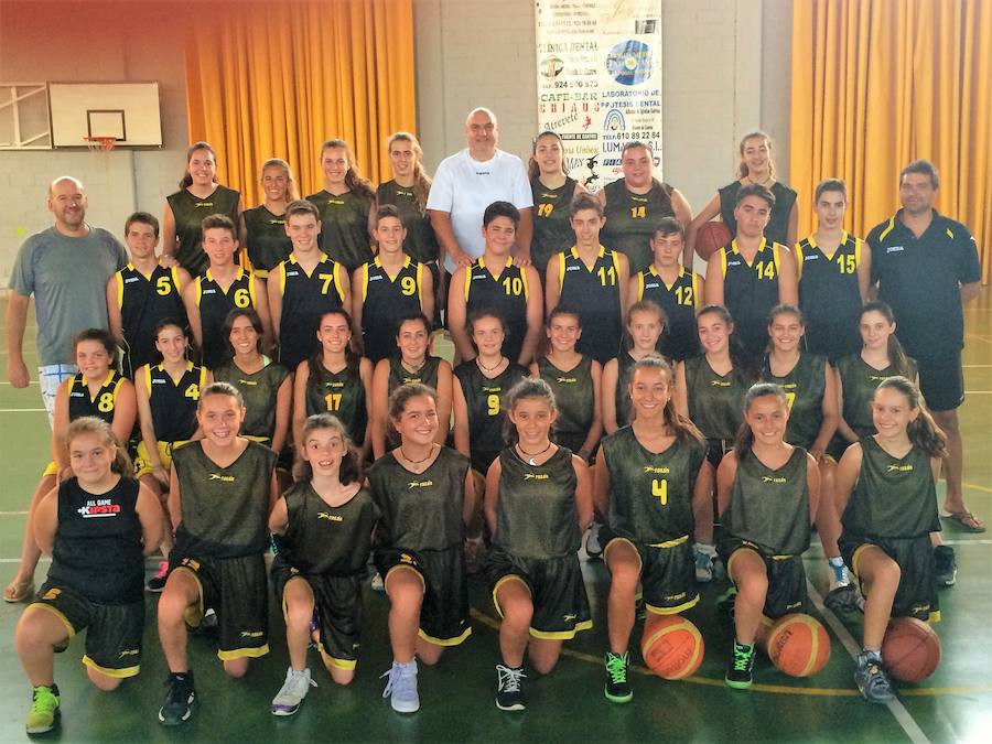 El Club de Baloncesto inicia la temporada, en la que tendrá cuatro equipos en competición
