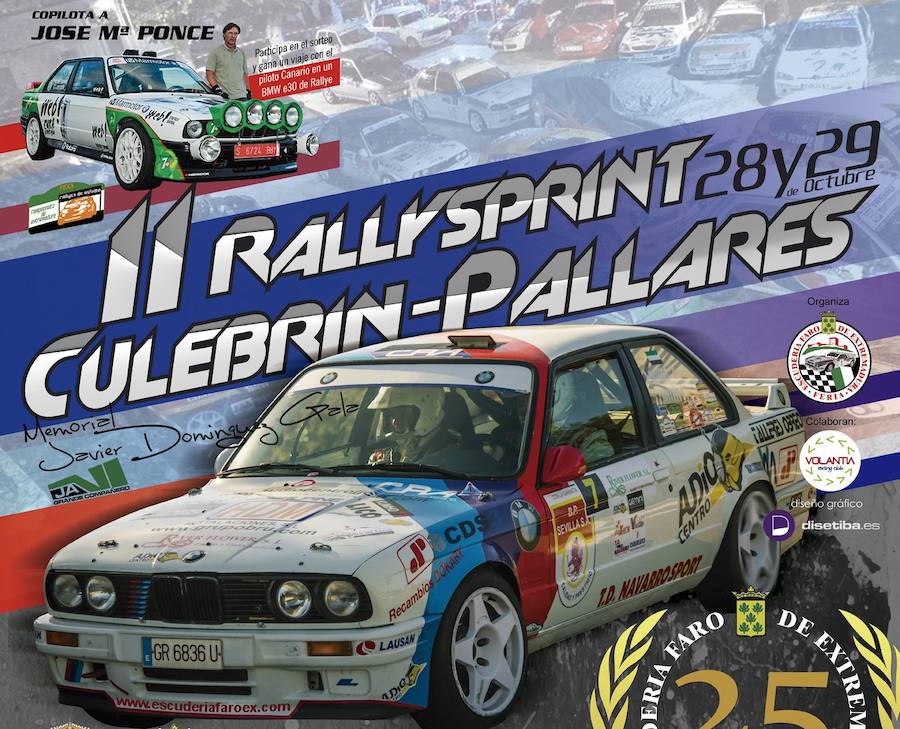 Cartel anunciador del rally. 
