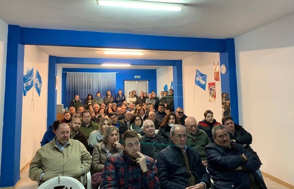 Aspecto que ofrecía la sede popular de Guareña.