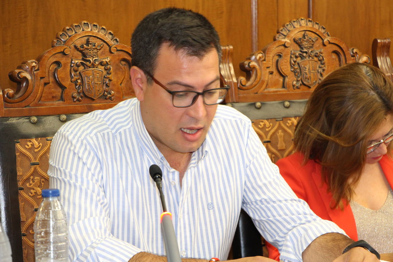 Miguel Ángel Nieto defendió la moción de los populares.