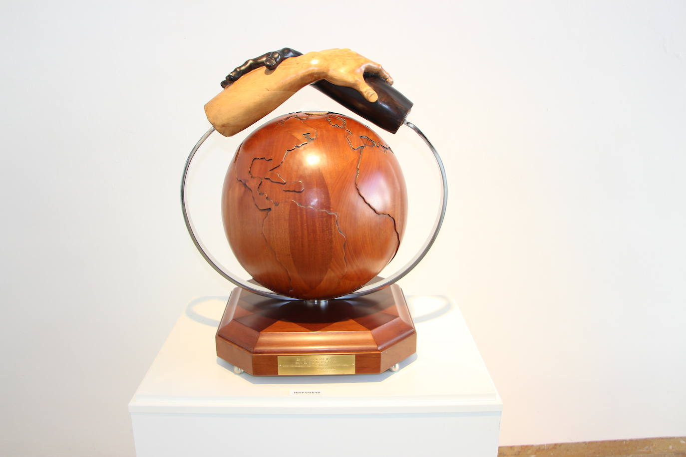 Una de las piezas que mostrará Pedro Monago en su exposición, será 'Hispanidad'.