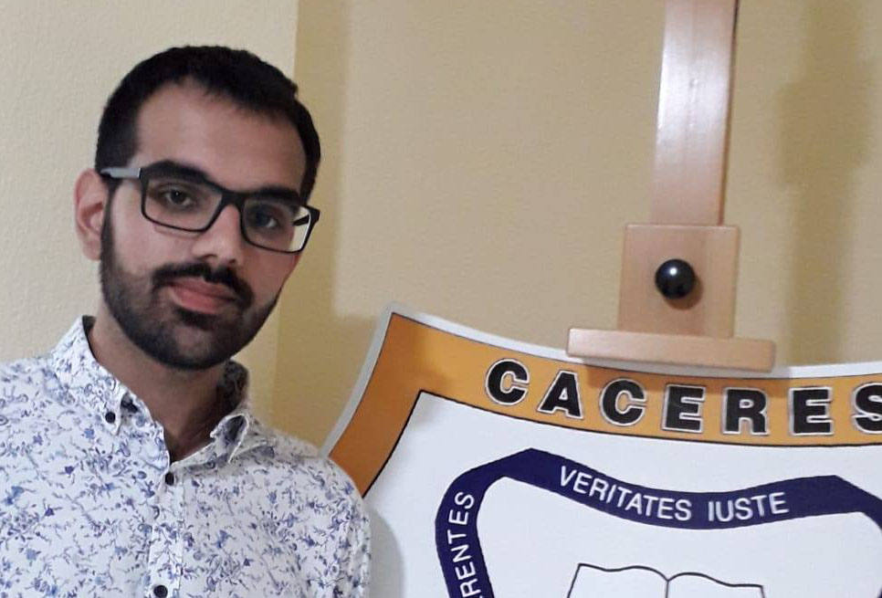 Francisco Miguel Monago Gallardo universitario en el CMU San Jsé, de Cáceres.