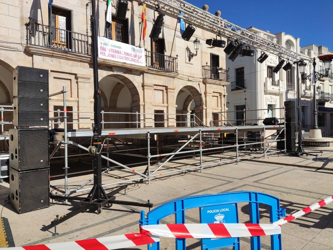 Hoy se enciende la Navidad en Guareña en el Día de las Personas con Discapacidad
