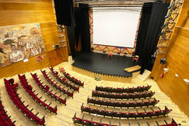 Escenario donde actuarán los grupos del Festival AMATERARTE.