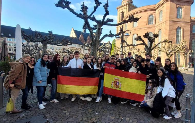 Intercambio en Alemania de alumnos de los institutos Eugenio Frutos y Kopernikusschule