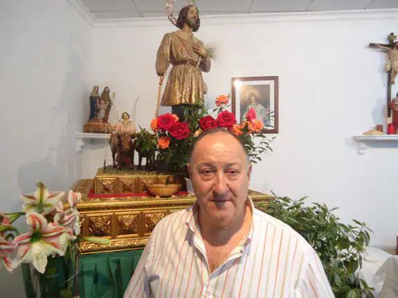 Nicolás López fue presidente de la Hermandad de San Isidro Labrador.