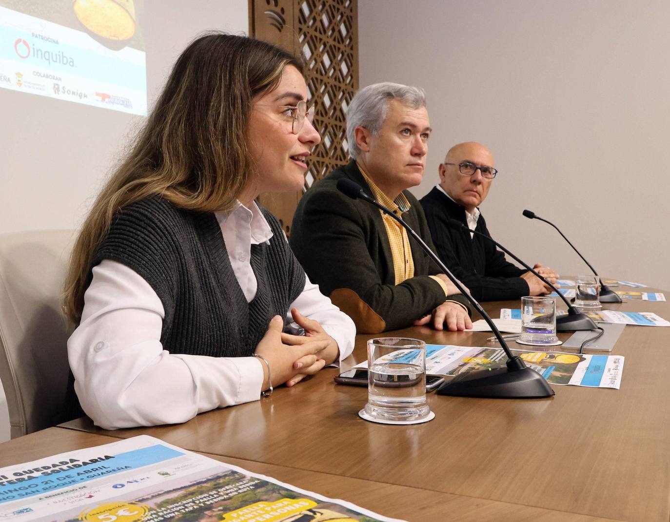 La concejala de turismo del ayuntamiento de Guareña, Nazaret Acevedo, en su intervención.