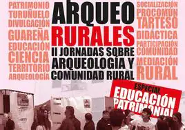 Cartel anunciador de las jornadas de Arqueo Rurales.