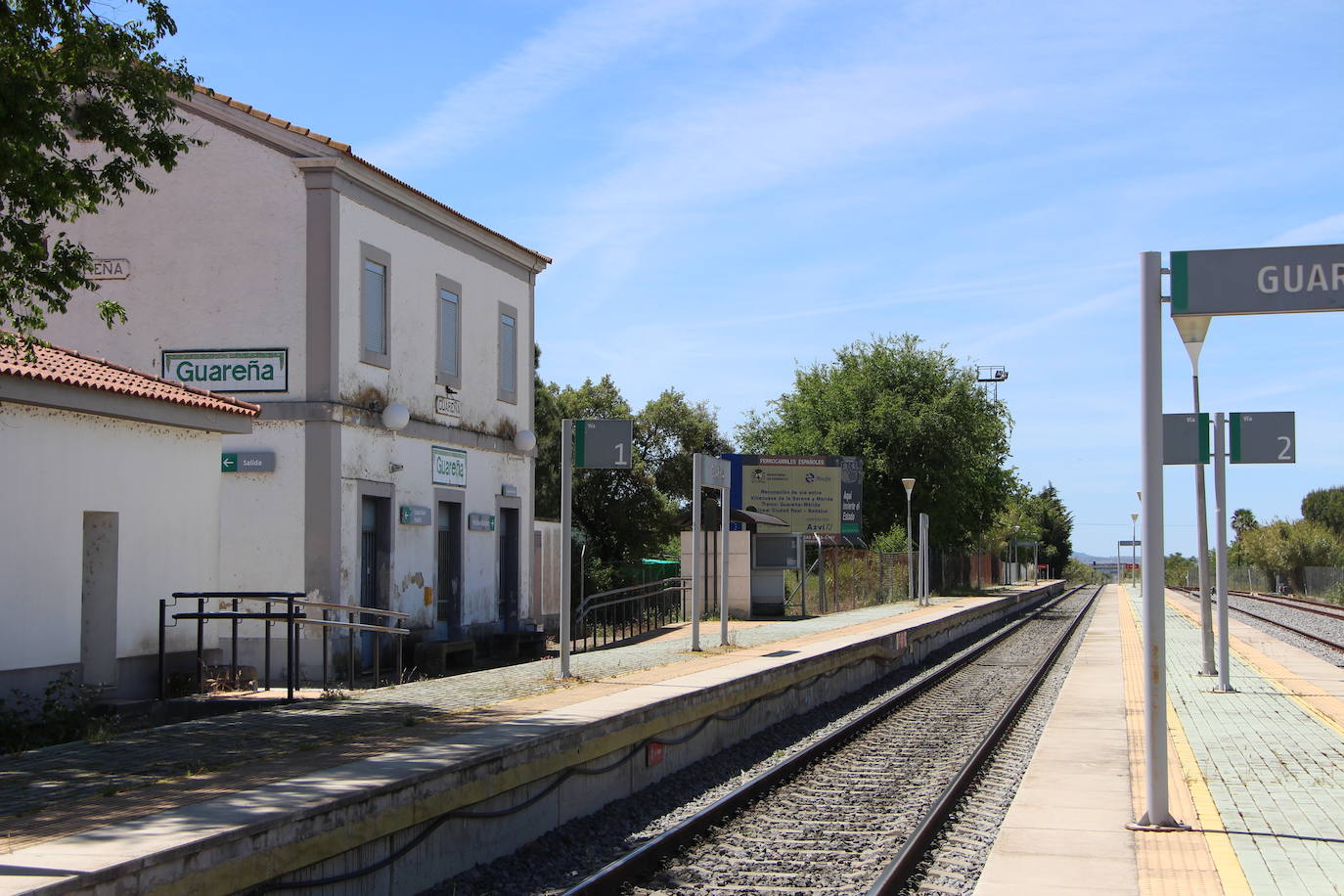 Estación de Guareña.