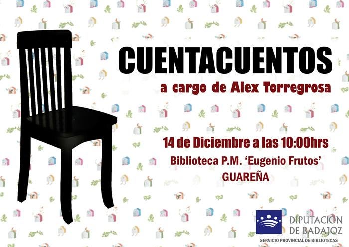 Alex Torregrosa trae a la biblioteca el espectáculo de cuentacuentos “Vinilo”