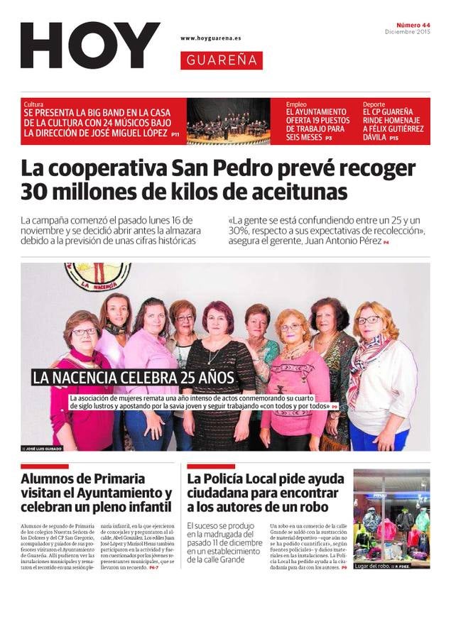 HOY salió la tirada 44 del HOY Guareña