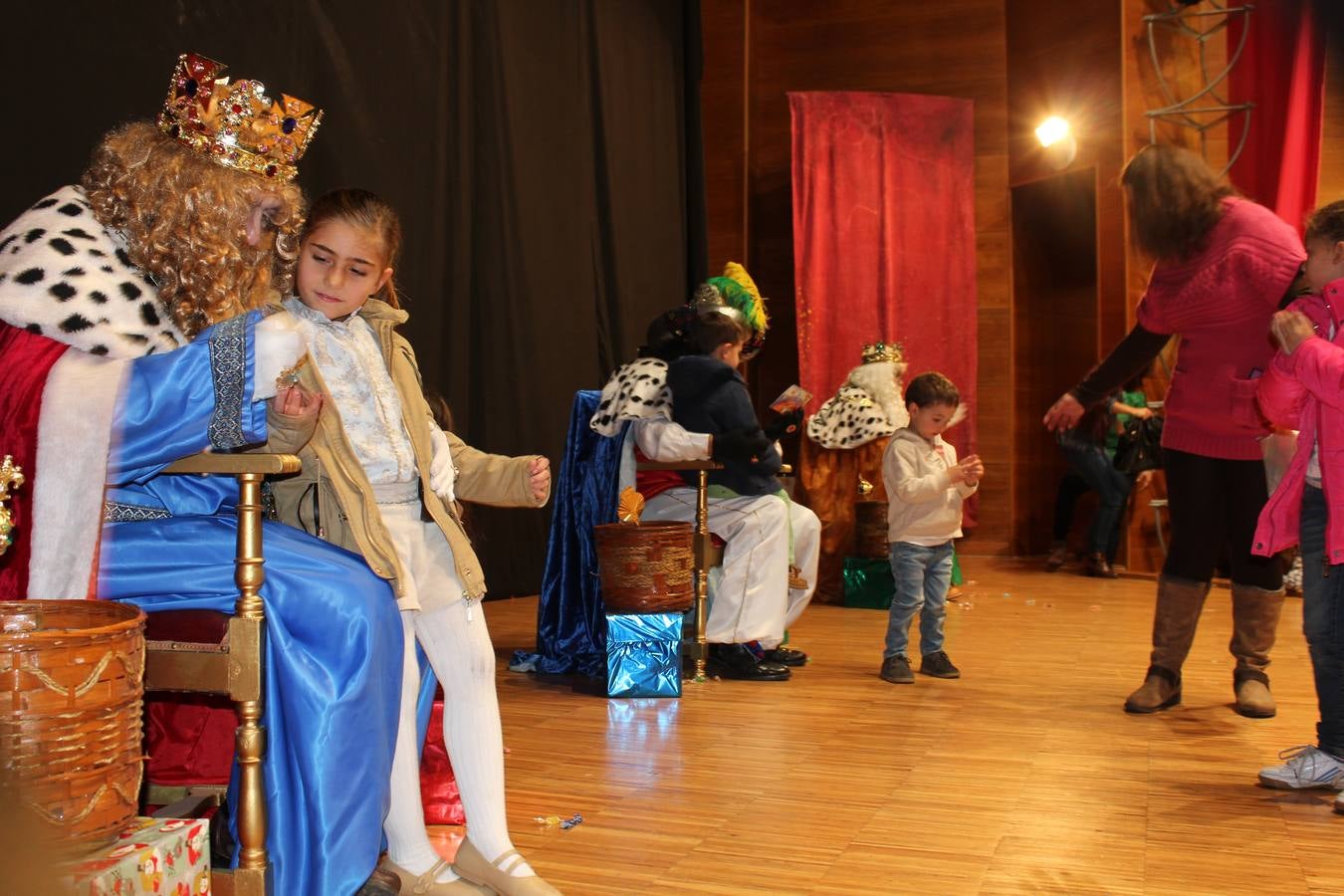 Los Reyes Magos recogieron las cartas y los pedidos de los niños