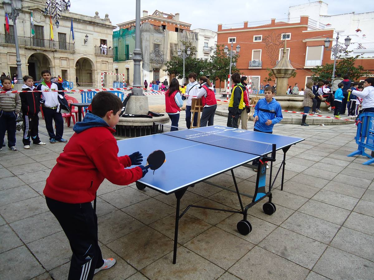 El día de la familia deportista no se celebra en la plaza de España, será en el pabellón municipal.