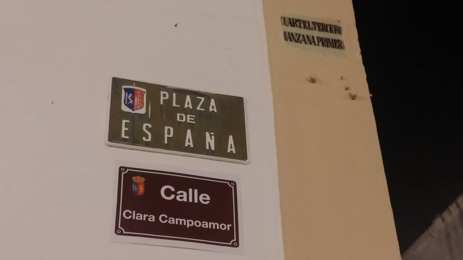 PCG renombra parte del callejero con cuatro nombres en el Día Internacional de la Mujer