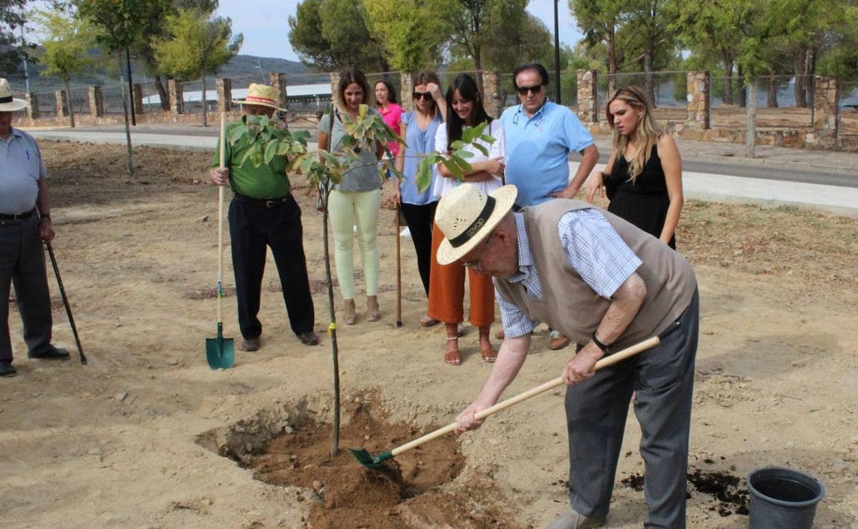 Usuarios de Afad, «sembrando el árbol de la memoria»