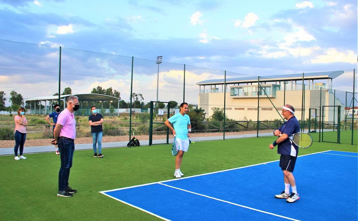 Inauguradas las pistas de Tenis de Herrera del Duque