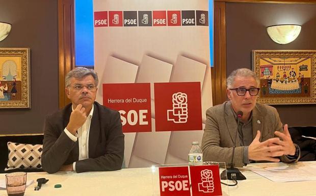 Juan Antonio Gonzalez junto con Saturnino Alcázar Vaquerizo
