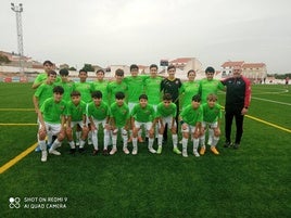 El SP Herrera Infantil durante un entrenamietno