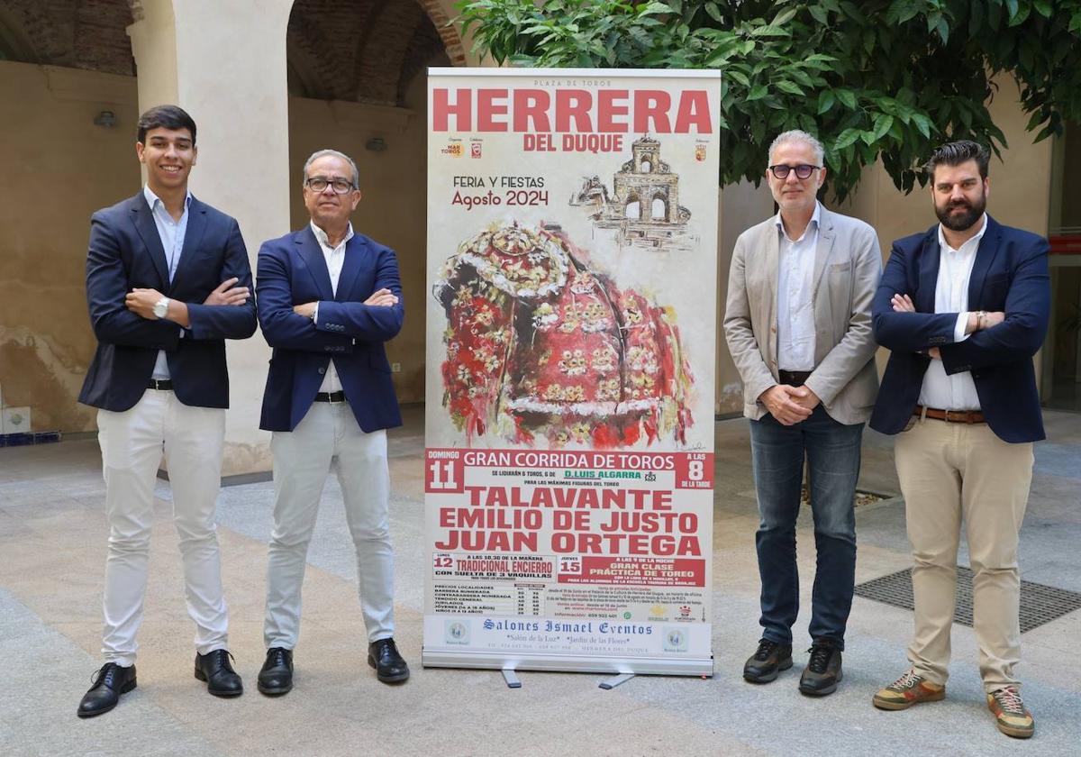 Talavante, De Justo y Juan Ortega torearán el próximo 11 de agosto en Herrera del Duque