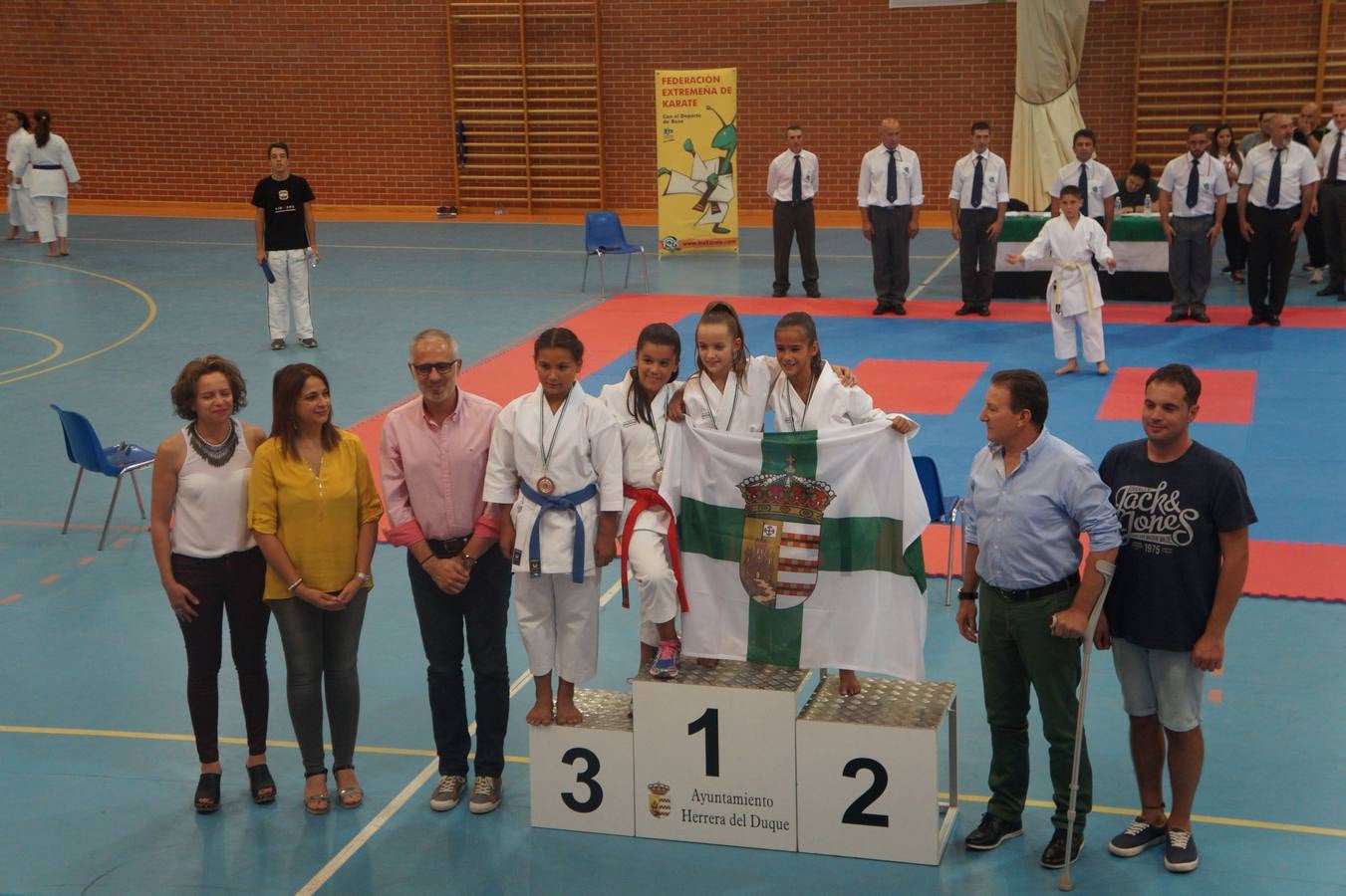 La localidad acoge el campeonato de Extremadura promoción de katas