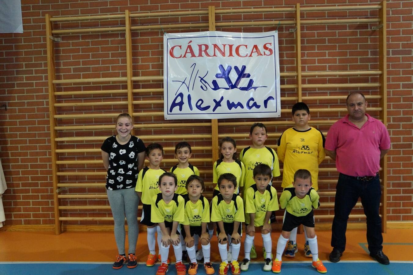 Alineación equipo Alexmar prebenjamin. 