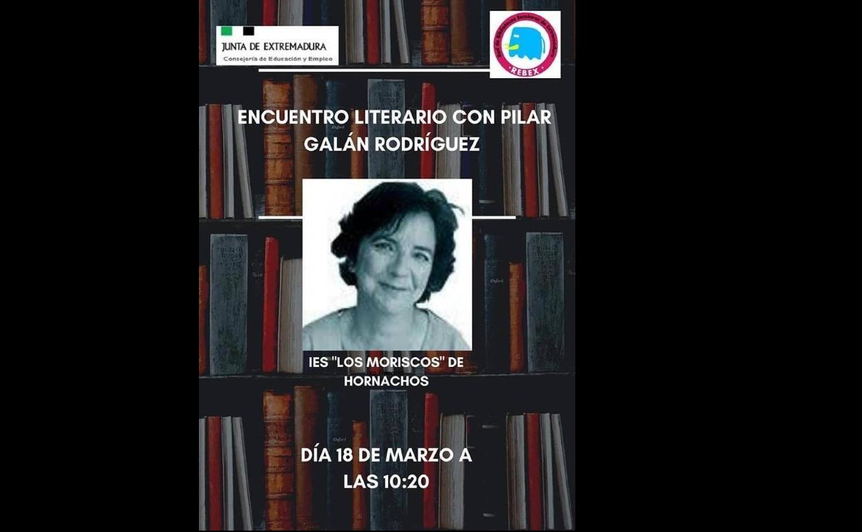 La escritora Pilar Galán participa en el IES «Los Moriscos», en la iniciativa «Encuentros con Autores»