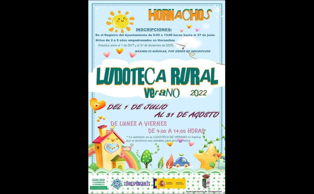 El ayuntamiento pone en marcha una «Ludoteca Infantil», de la que se podrán beneficiar niños y niñas de 2 a 5 años