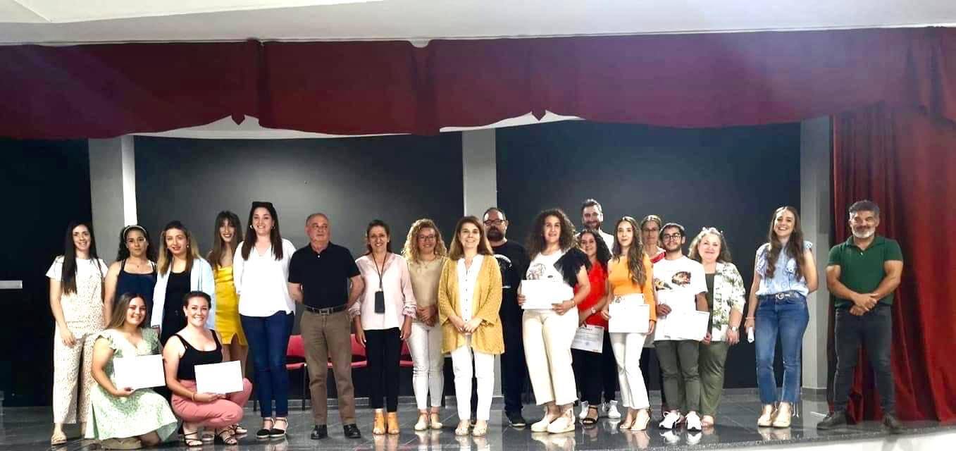 Clausurada la Escuela Profesional Dual «Alborada» de la Mancomunidad en la que han participado alumnos y alumnas de Hornachos