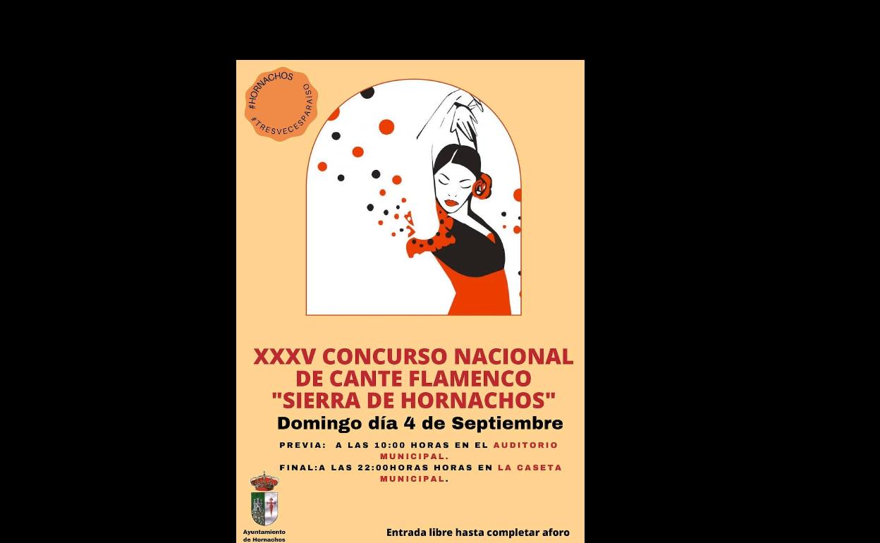 Publicadas las bases del XXXV Concurso Nacional de Cante Flamenco «Sierra de Hornachos» que repartira 2.700 € en premios