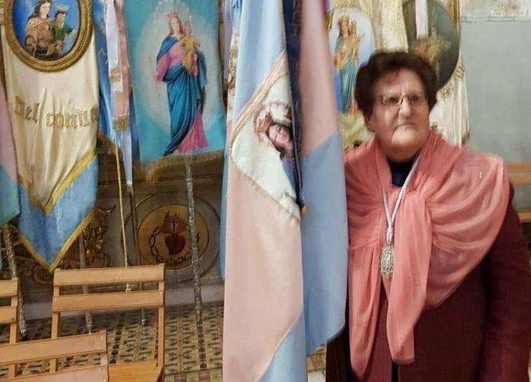 Jacoba Carrasco Expósito, «presidenta de la Asociación de María Auxiliadora» afirma: a pesar de tener casi 90 años me gusta colaborar en todo lo que se me pide