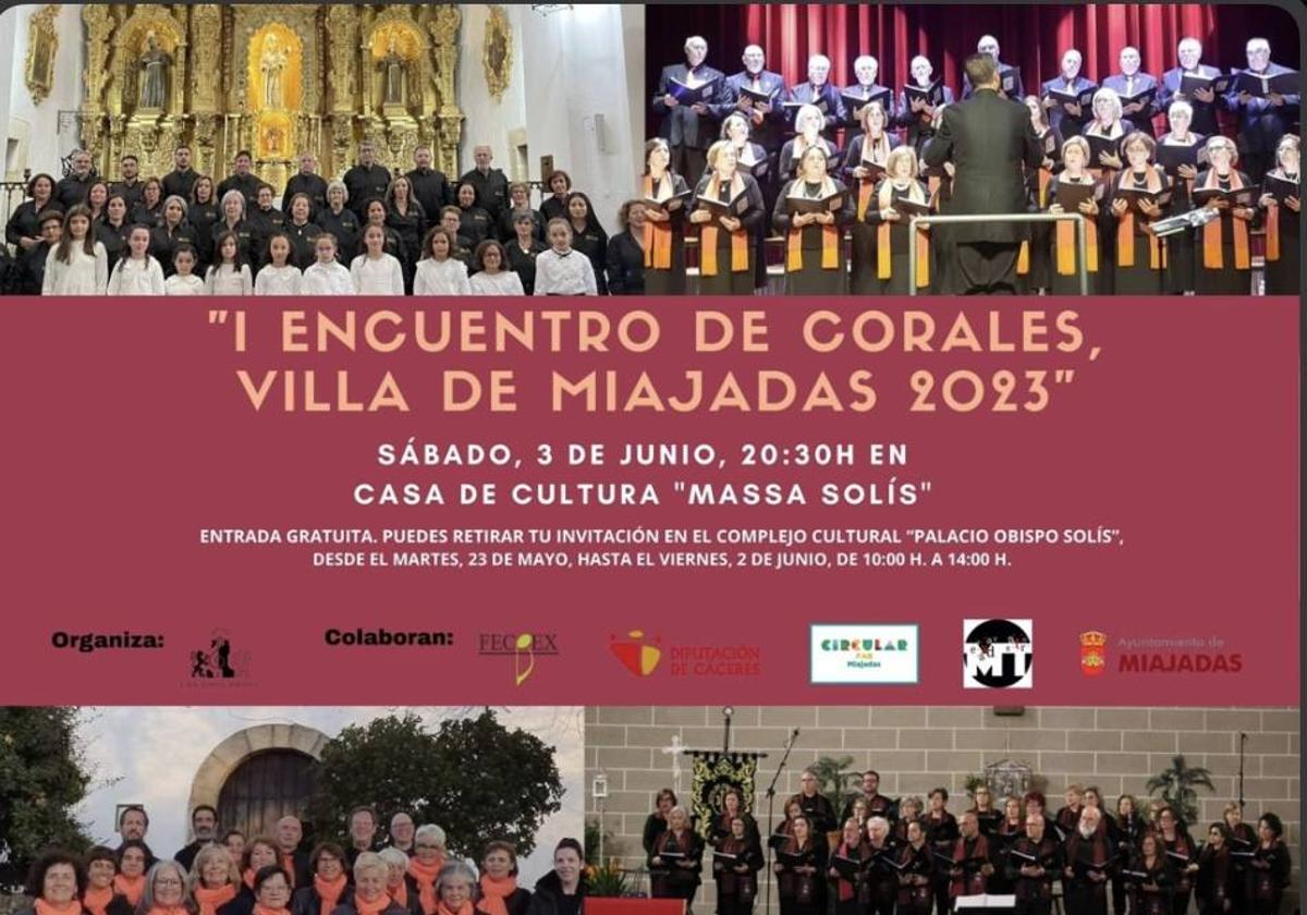 La Coral Municipal participa este sábado en el I Encuentro de Corales «Villa de Miajadas»