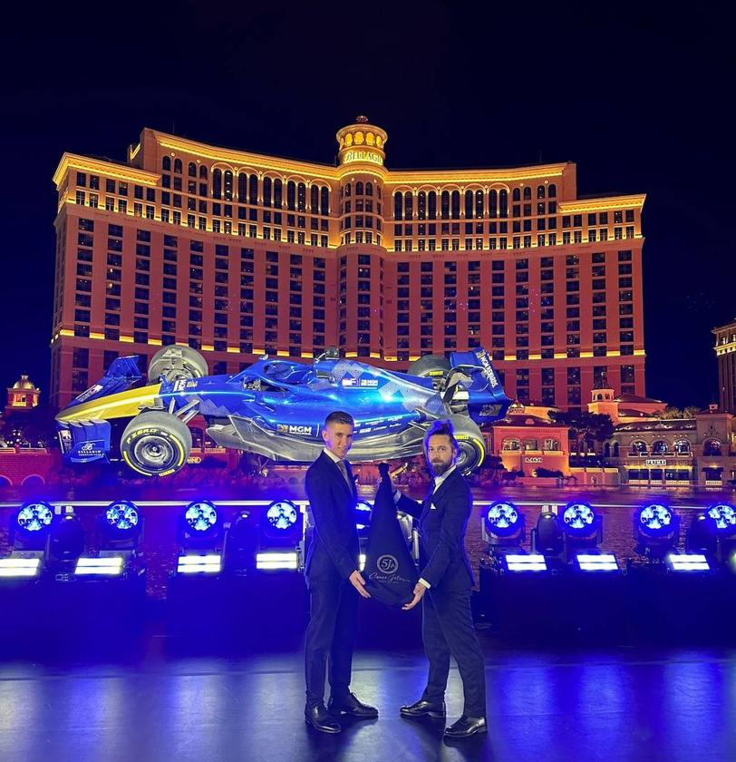 El cortador hornachego Daniel Acedo Cruz «consigue la poll» en la FI de Las Vegas de la mano del chef Jose Andres