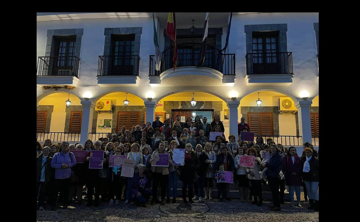 Participantes en el 8 M