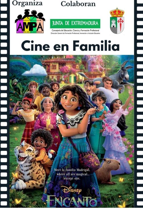 Finalizan las actividades del AMPA del CEIP Ntra Sra de los Remedios, con la proyección de la película «Encanto»