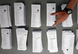 Papeletas elecciones