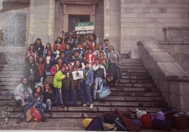 Niños y jóvenes participantes en Badajoz en la Canción Misionera