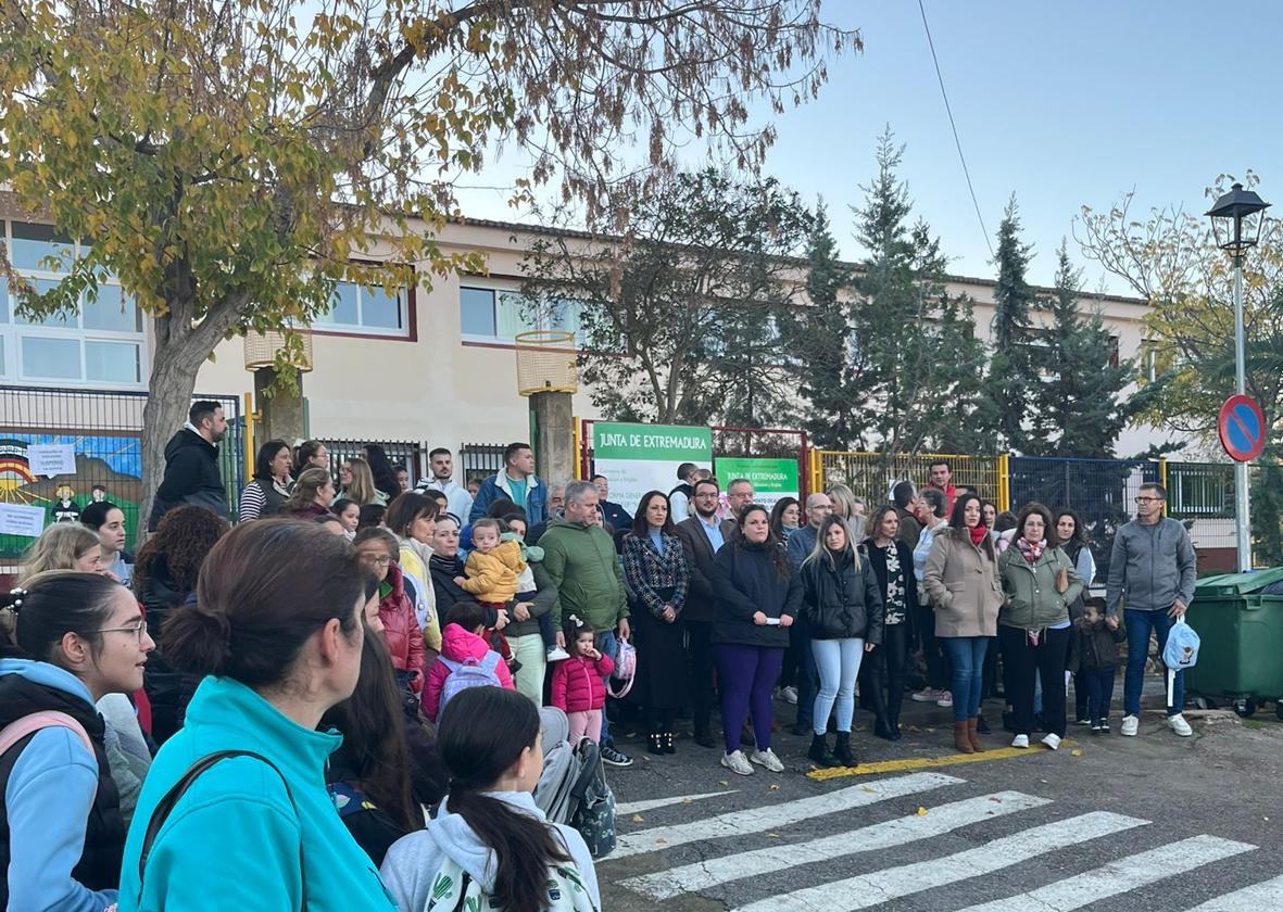 Concentración llevada a cabo ayer