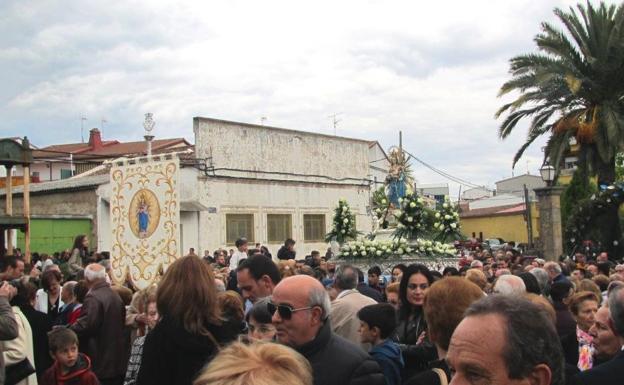 Procesión de la Virgen del Salobrar. 
