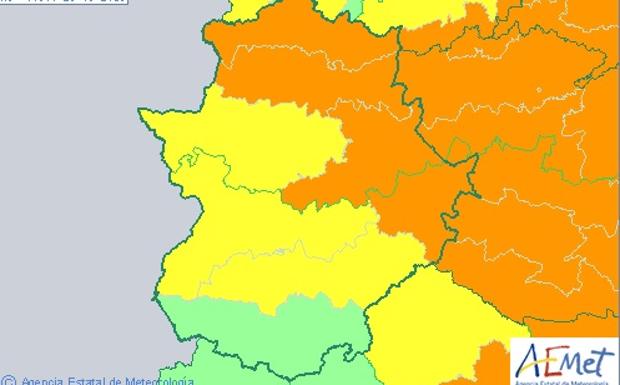 El calor se notará sobre todo hoy en La Siberia y el norte de Cáceres