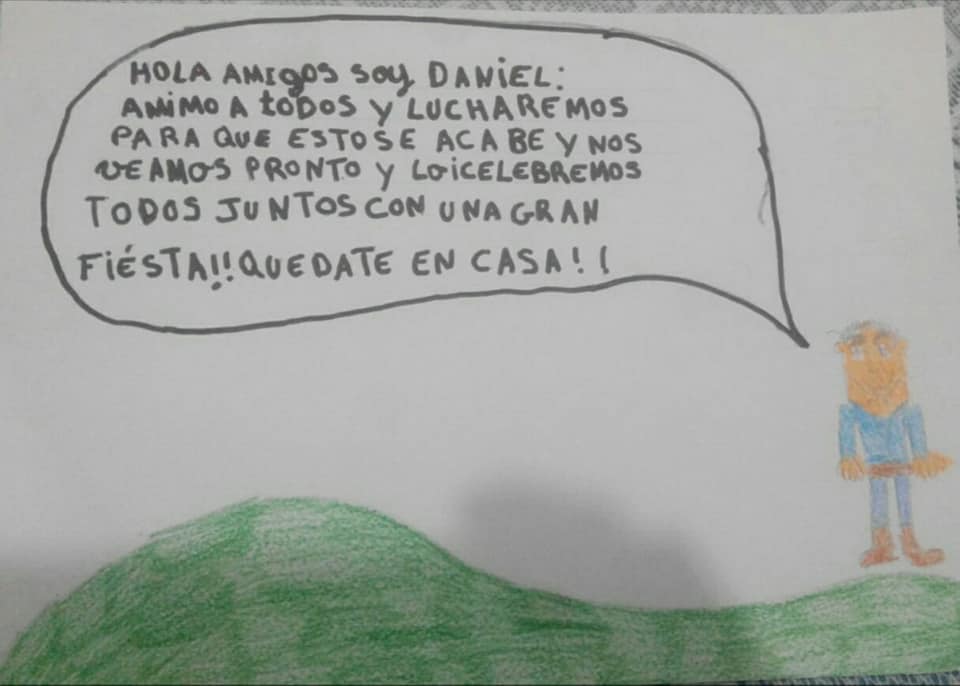 Dibujo de Daniel. 