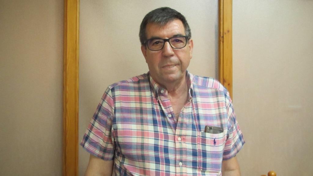 Lucas Martín, en la sede de la Mancomunidad de la Vera.