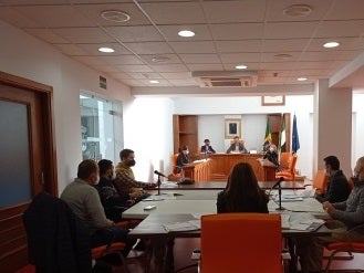 Reunión de la mesa de negociación. 