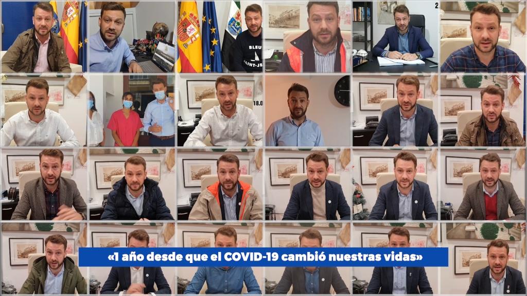 Foto composición de las emisiones de los 'partes diarios'.