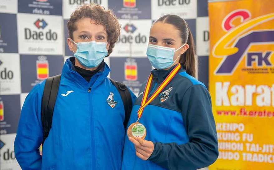 Color verato en la Liga Nacional Iberdrola de Karate con medalla de bronce para Inés Muñoz Fernández