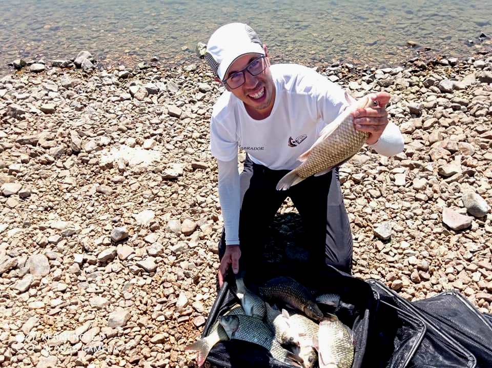 Carlos Labrador, subcampeón provincial de pesca con cebador