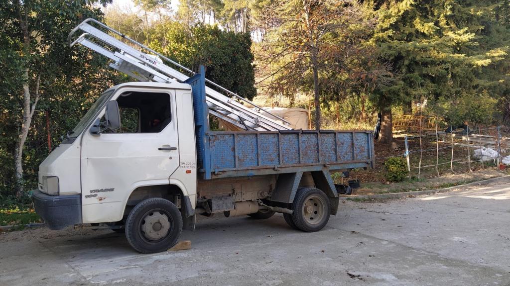 Camión en uso que va a ser sustituido por otro nuevo.