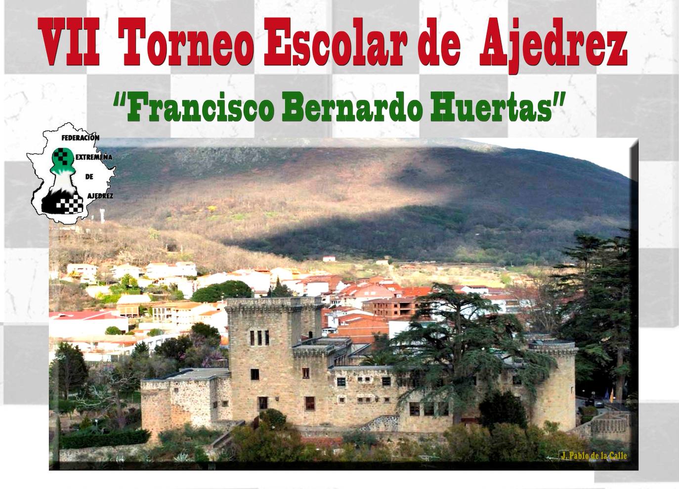 El VII Torneo de Ajedrez 'Francisco Bernardo Huertas' se disputará el 26 de noviembre