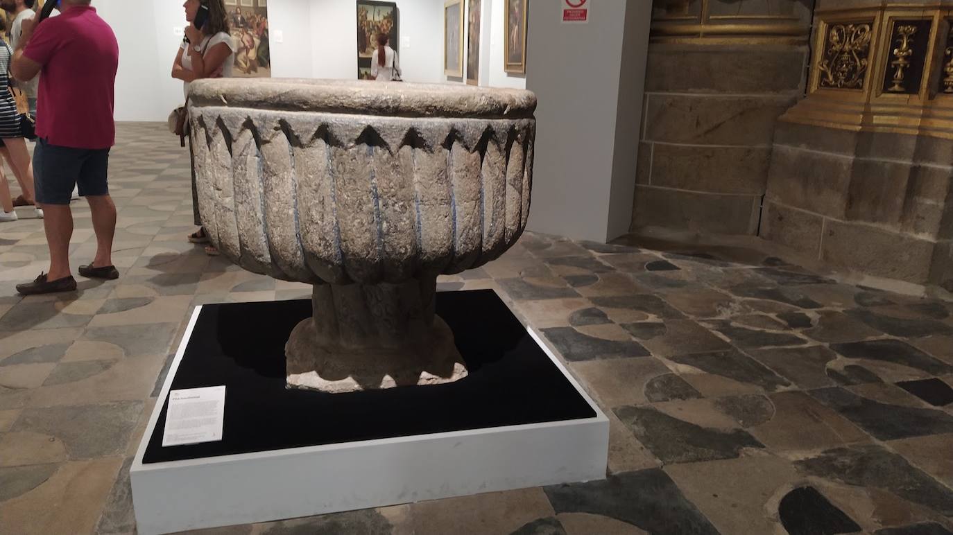 La pila bautismal de Santa María, obra destacada en la 'Las Edades del Hombre' de Plasencia