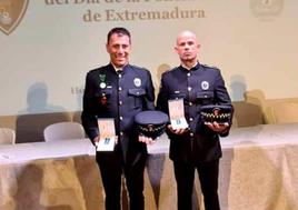 Iván Sánchez y Francisco Hornero, medalla al mérito de la Policía Local